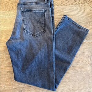 MOTHER Faded Gray Straight Leg Jeans